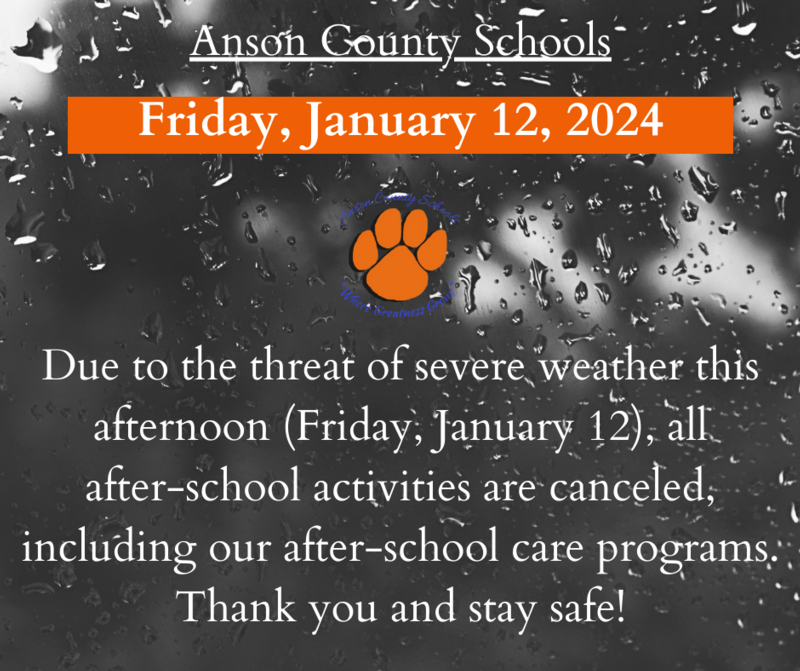 Canceled  - After school activities and care