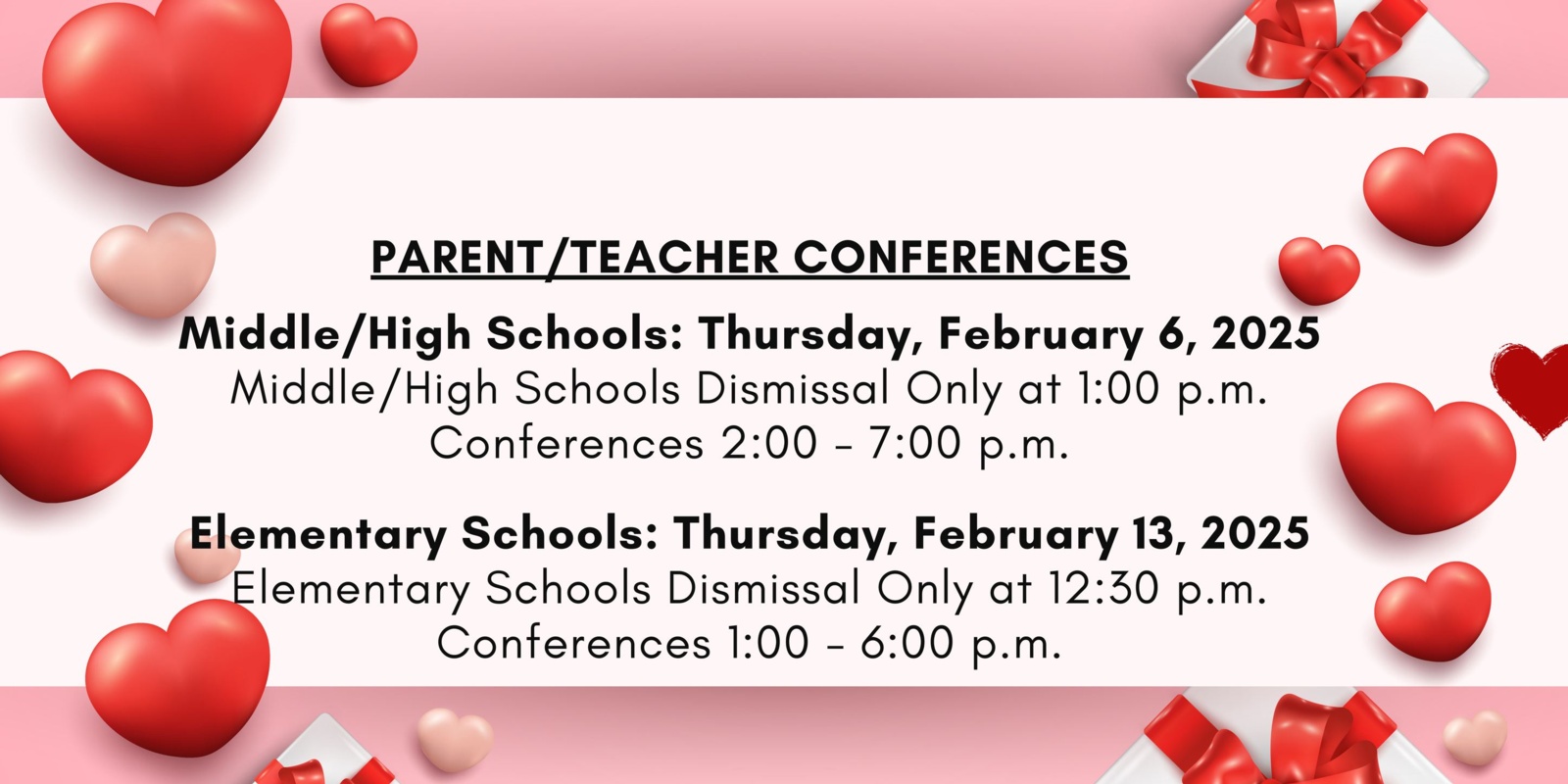 Parent Teacher Conferences
