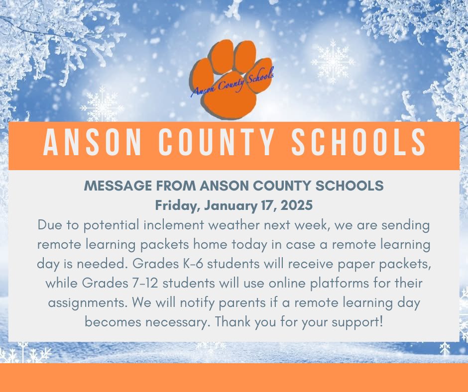 remote learning packets