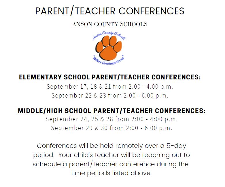 Parent-Teacher conferences