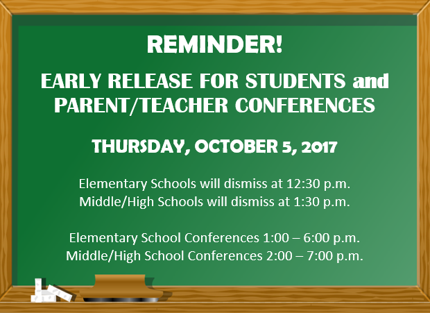 Early Release/Parent Teacher Conferences